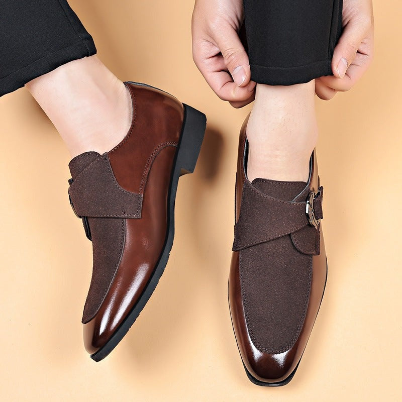 August monk strap shoes - Brown