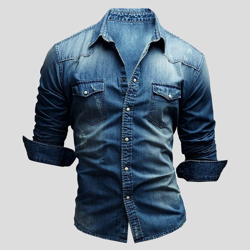 August shirt - Dark Blue