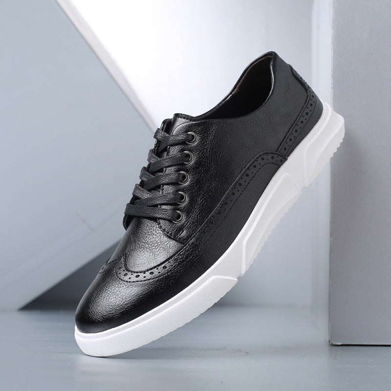 August brogue derby shoes - Black