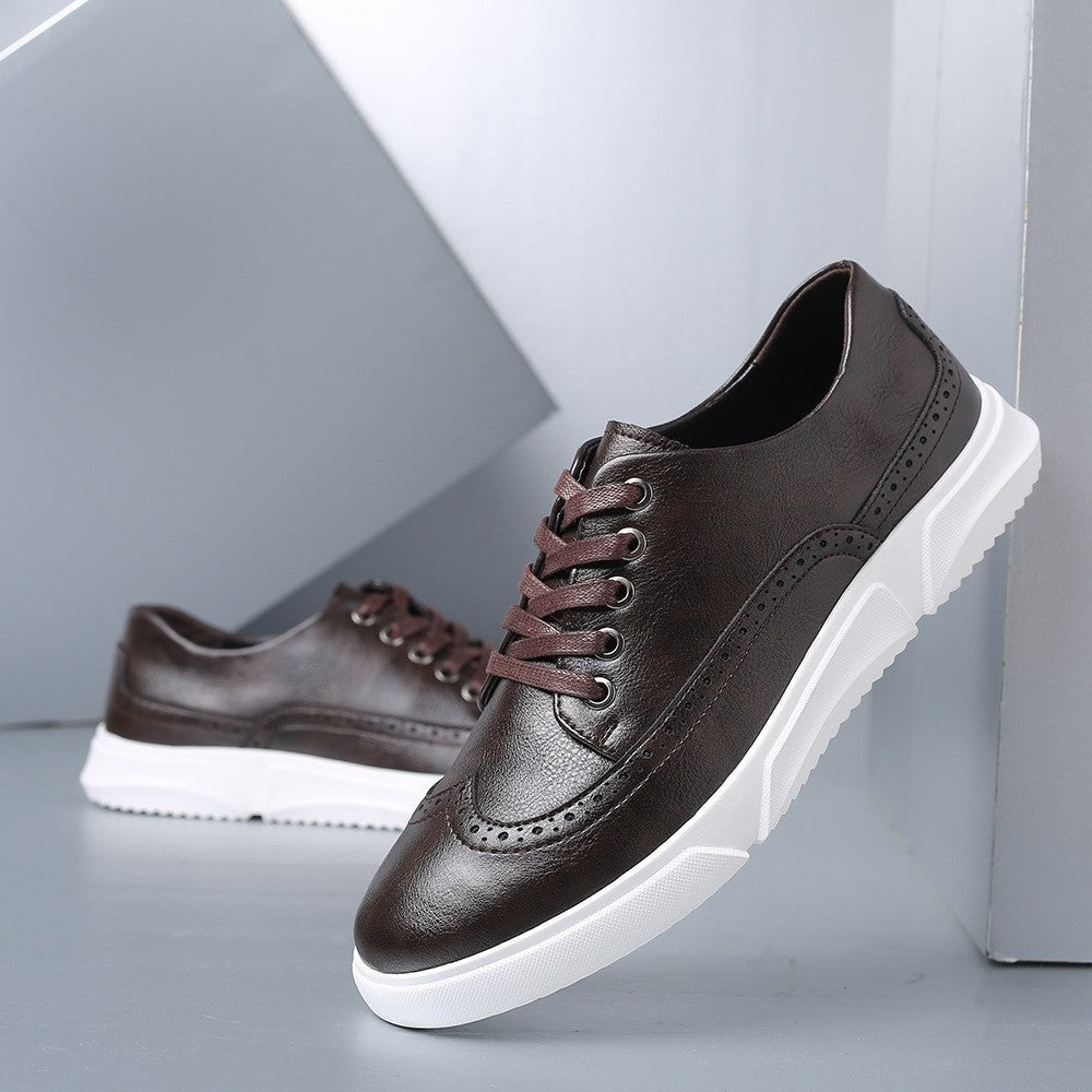 August brogue derby shoes - Brown