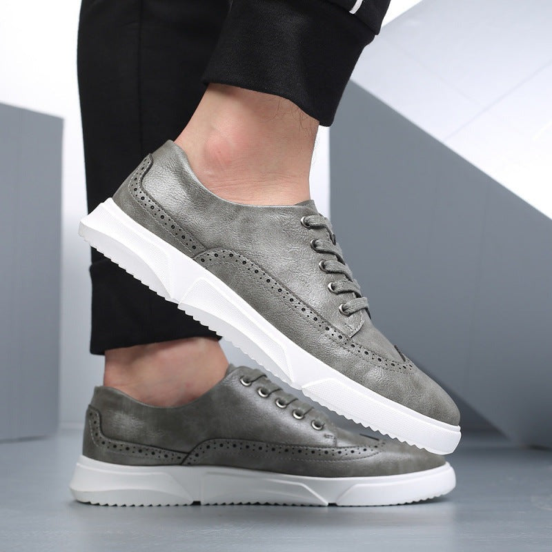 August brogue derby shoes - Gray
