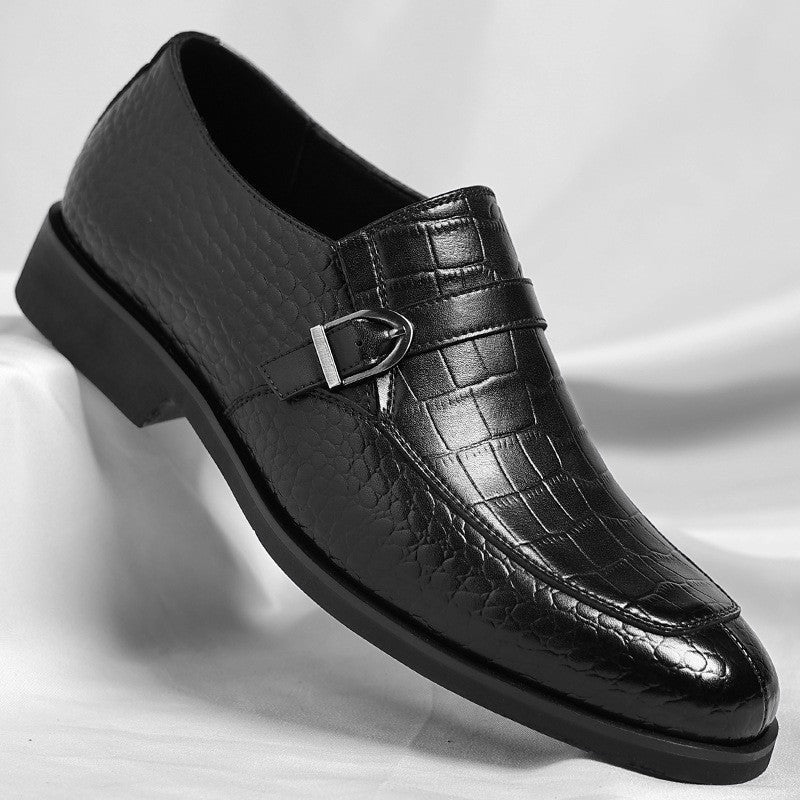 August leather dress shoes - Black
