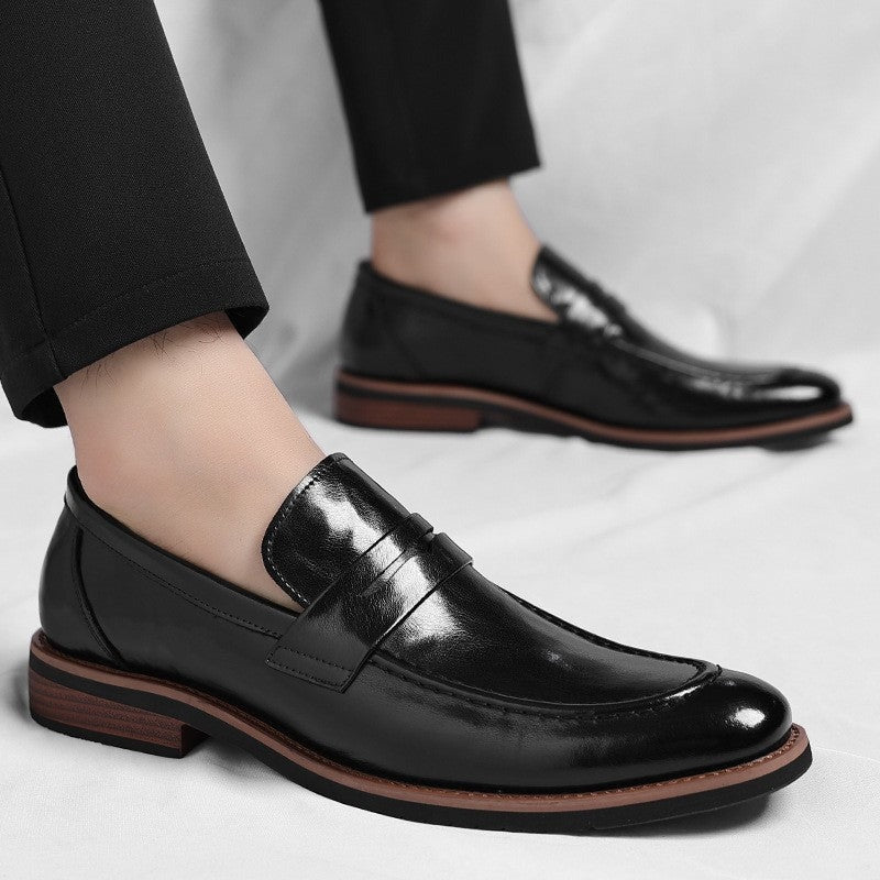 August leather loafers - detail