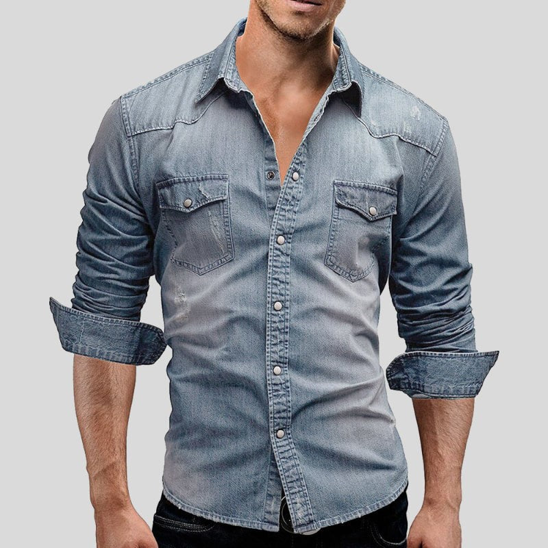 August shirt - Light Blue
