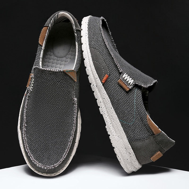 Dan canvas slip on shoes - detail