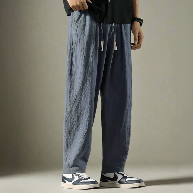 Bennett pants - Blue standing shot
