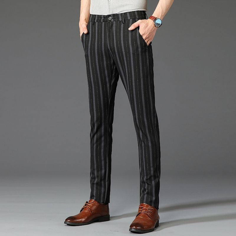 Blake pinstripe dress pants - Black
