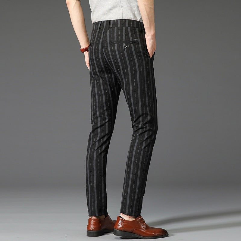 Blake pinstripe dress pants - Black detail