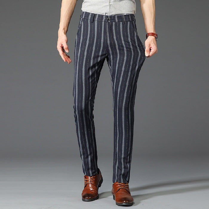 Blake pinstripe dress pants - Blue
