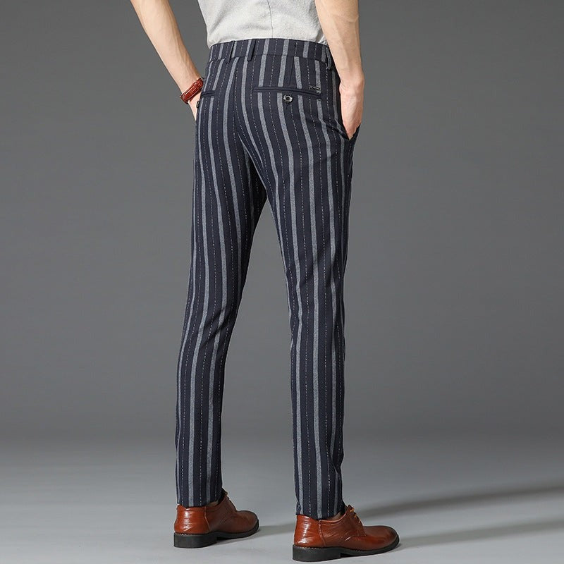 Blake pinstripe dress pants - Blue detail