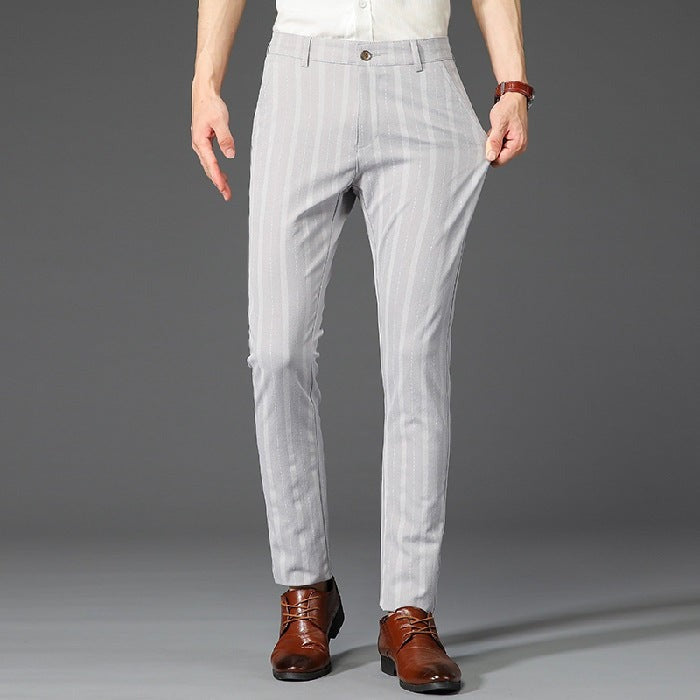 Blake pinstripe dress pants - Gray
