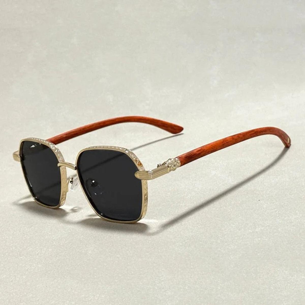 Blake square sunglasses - Black