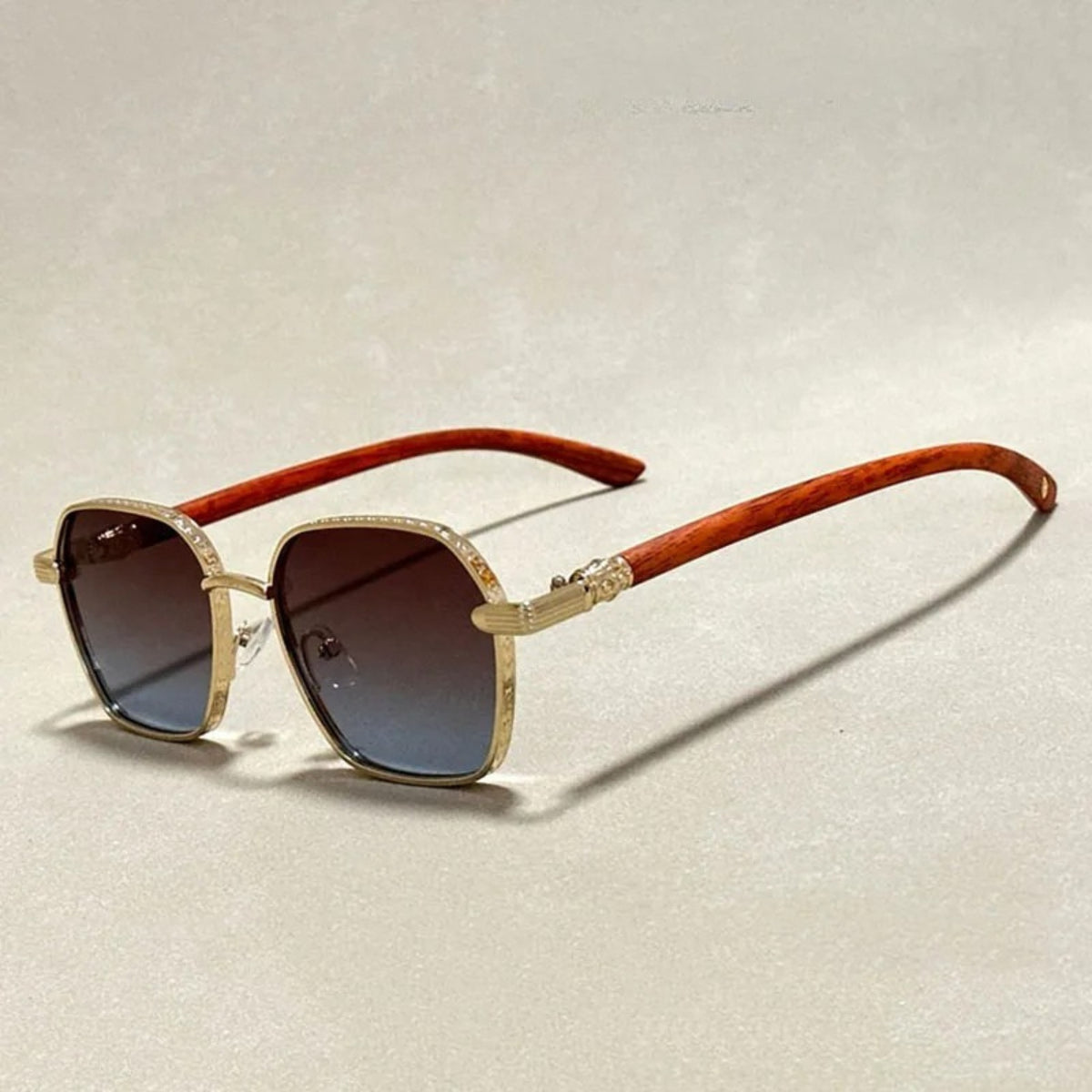 Blake square sunglasses - Dark Blue