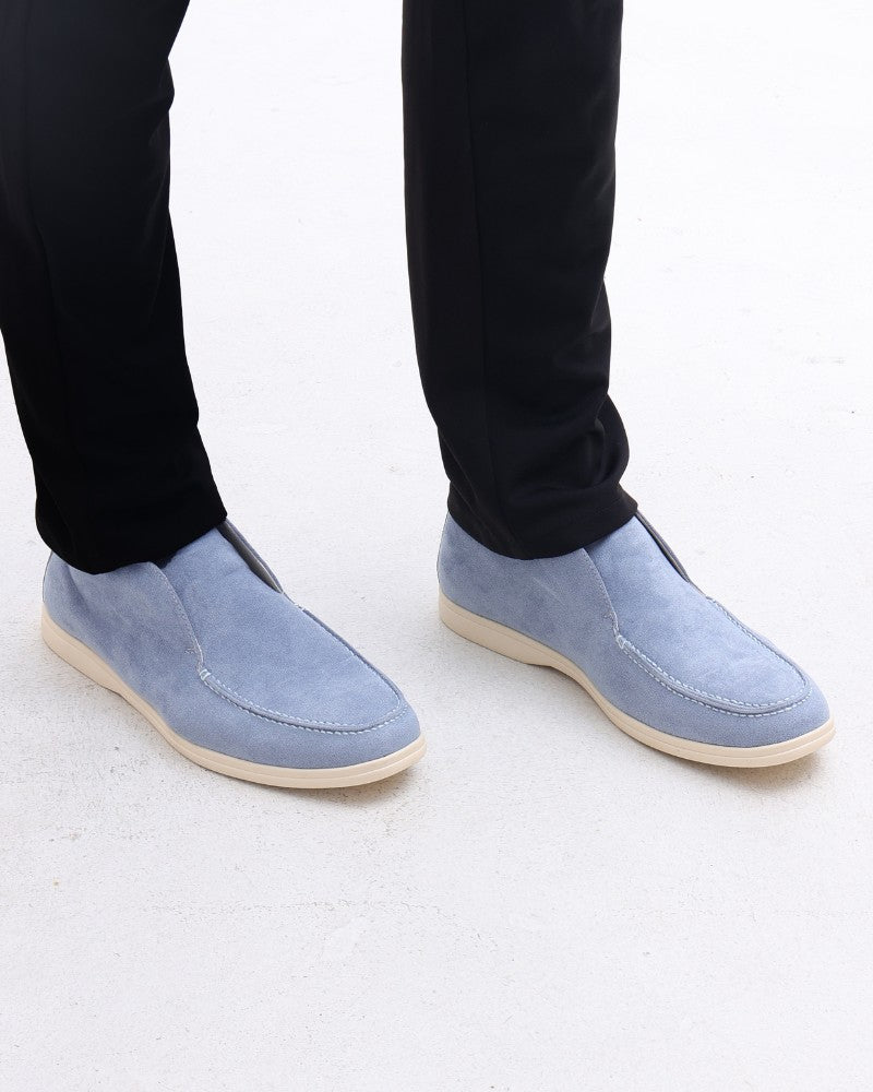 light blue-ankle boots