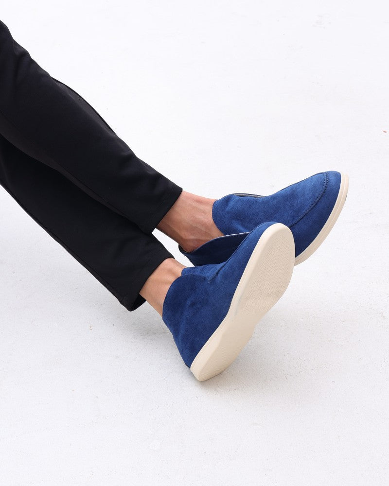 navy-ankle boots