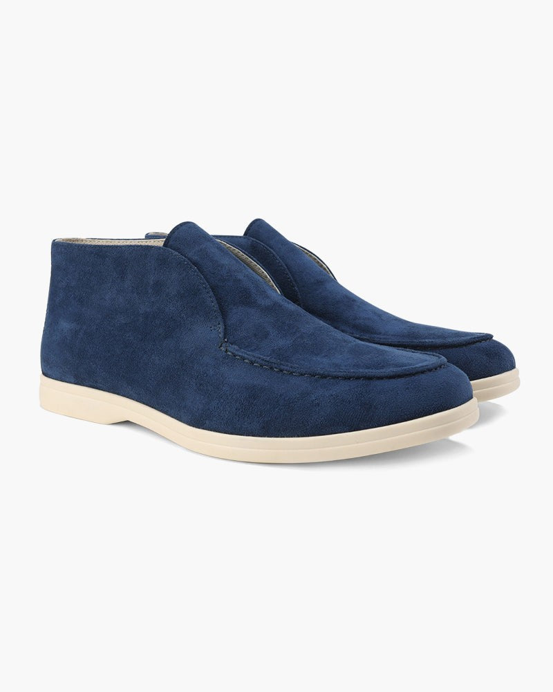navy-ankle boots