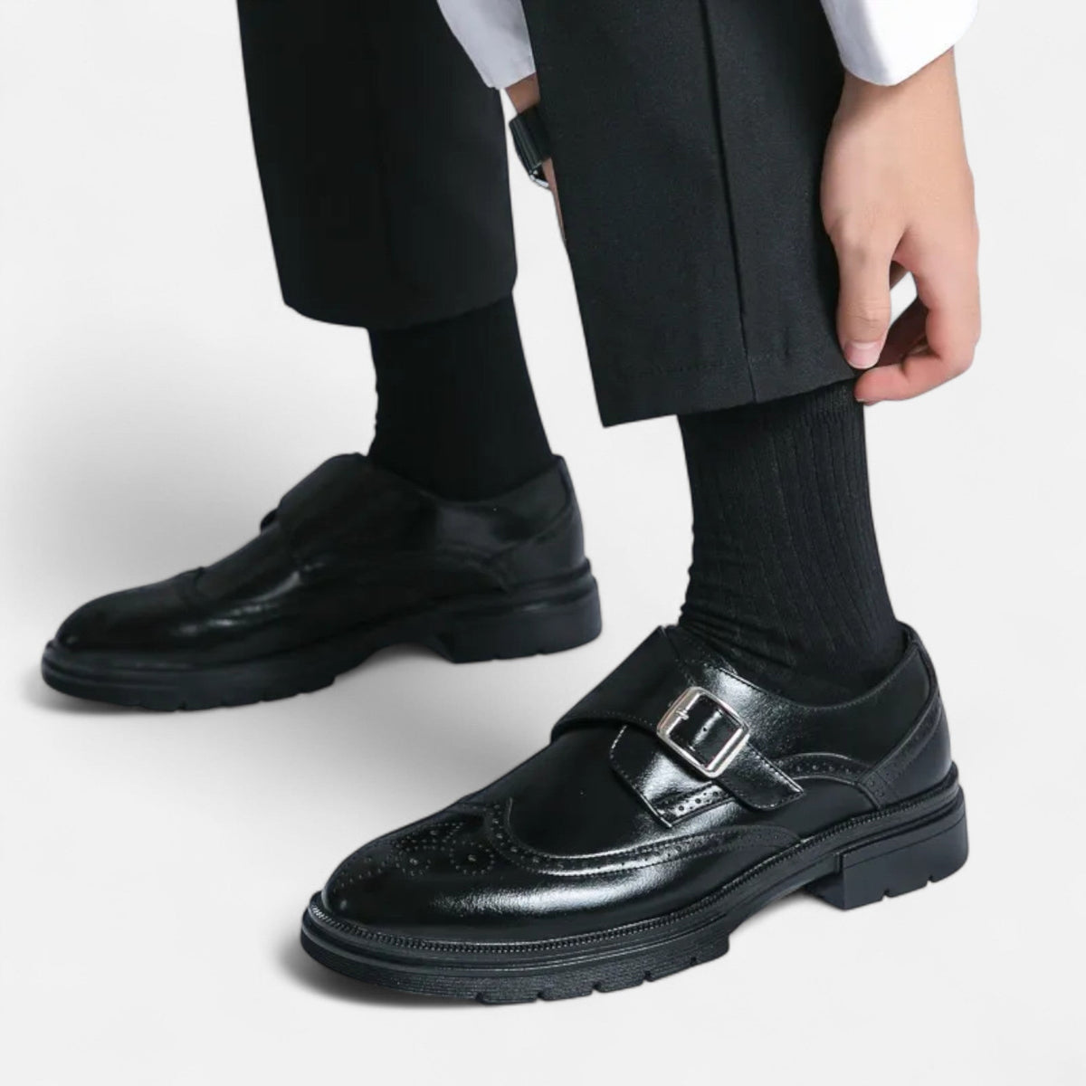 black-dress shoes