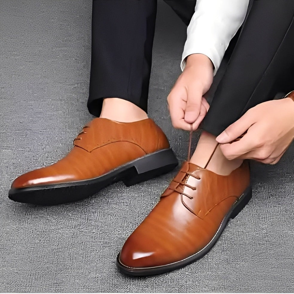 yellow-dress shoes