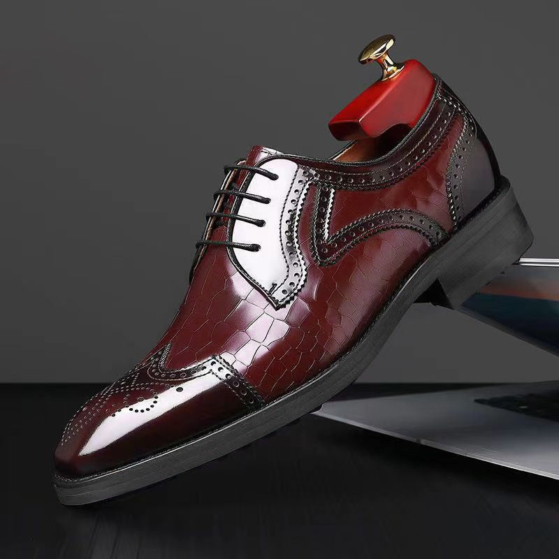 wine red-shoes