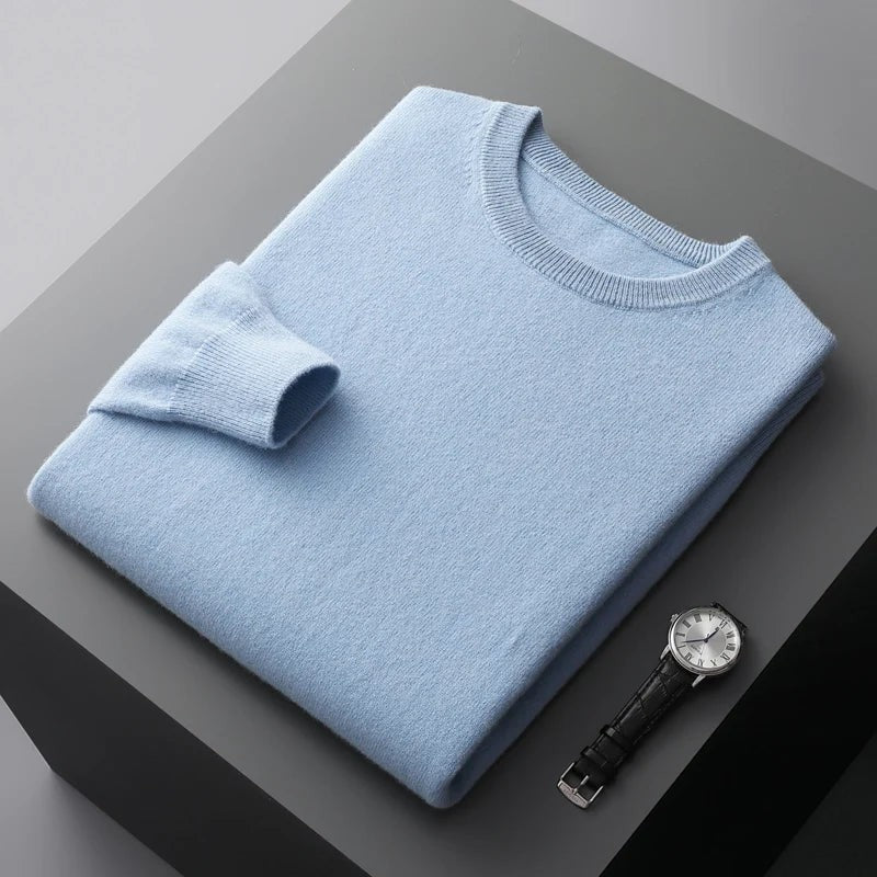 sky blue-sweater