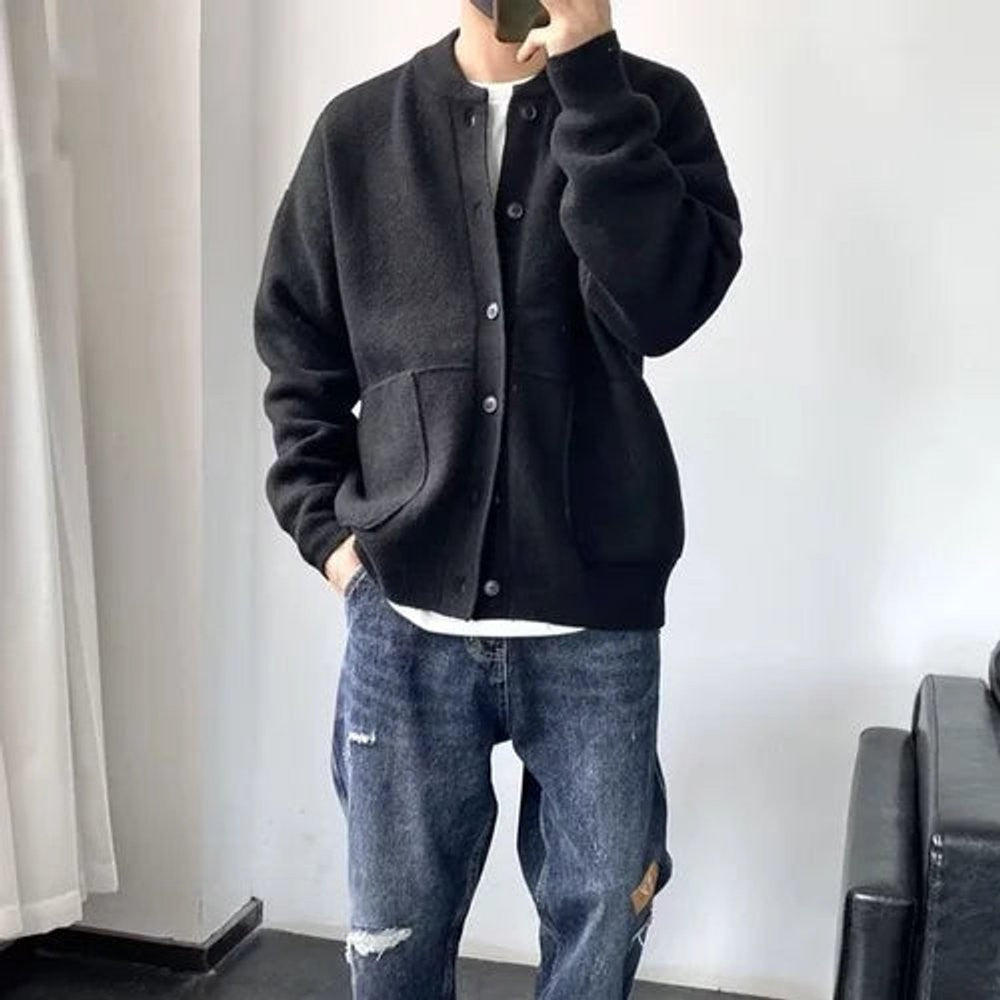 black-cardigan