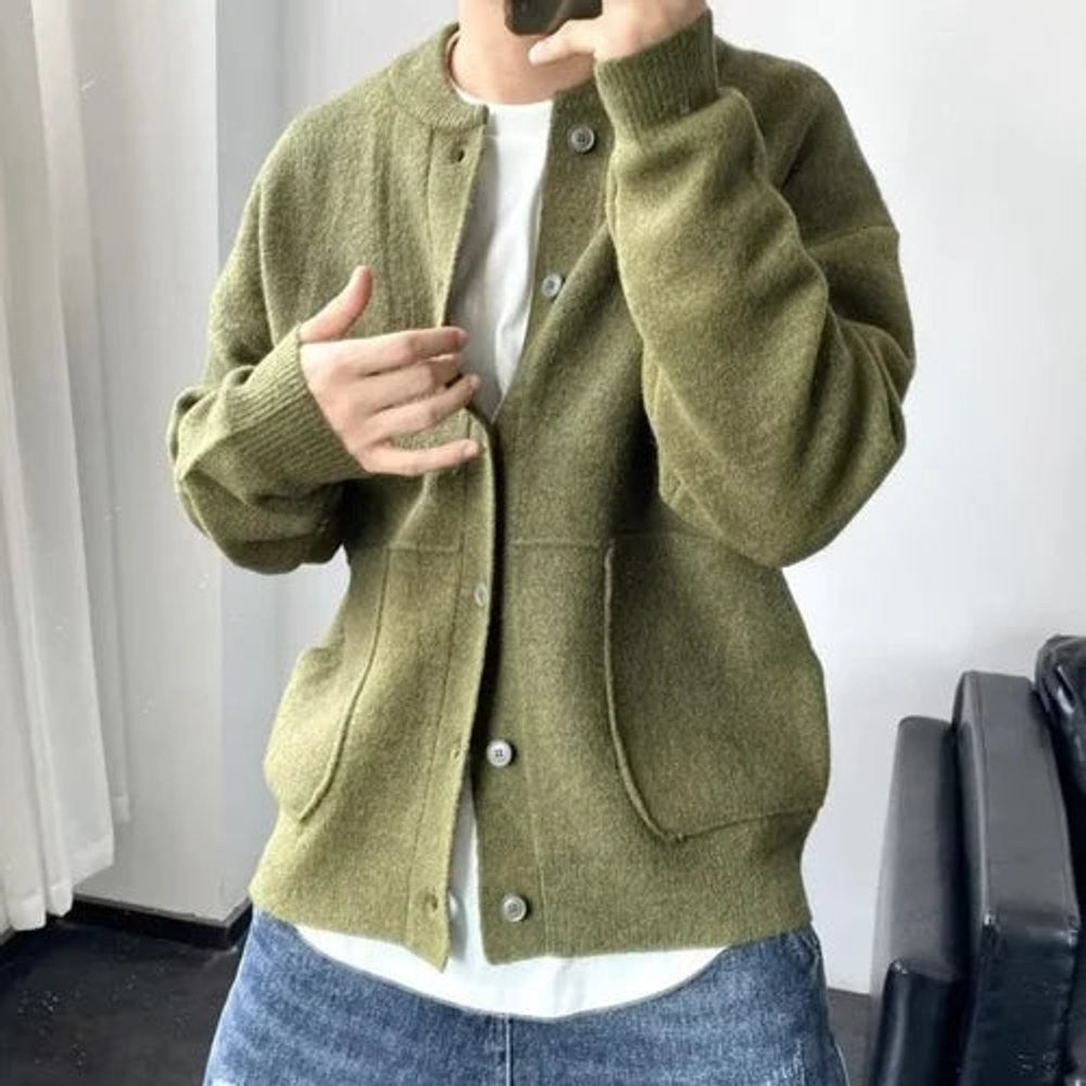green-cardigan