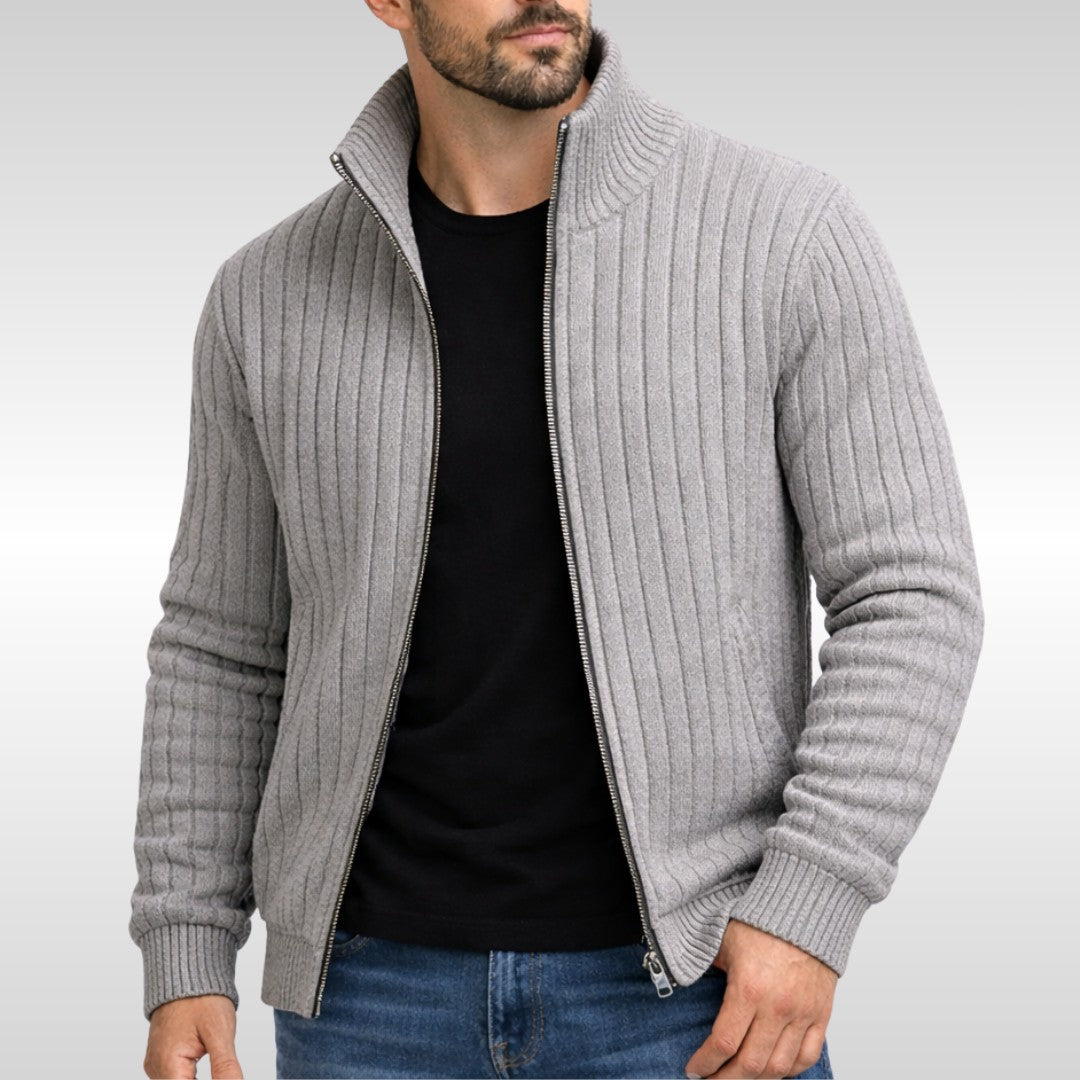 light gray-cardigan