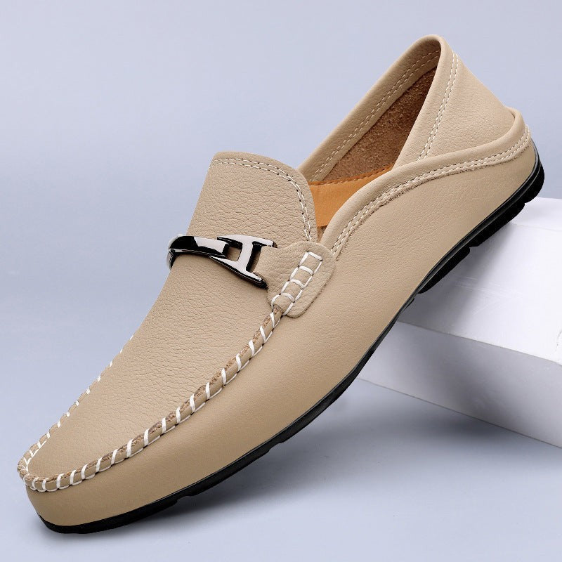 beige-driving shoes