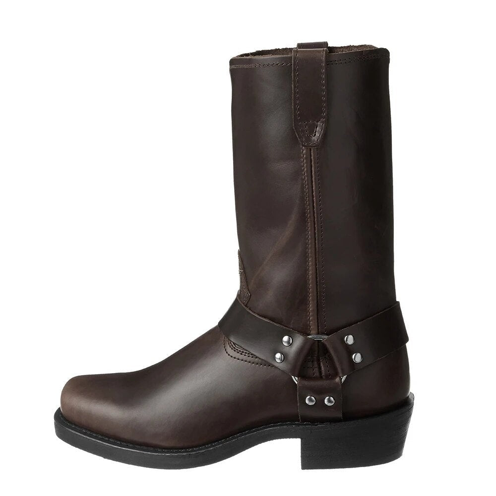 dark brown-boots