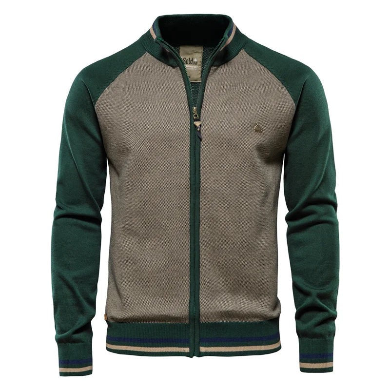 green-cardigan