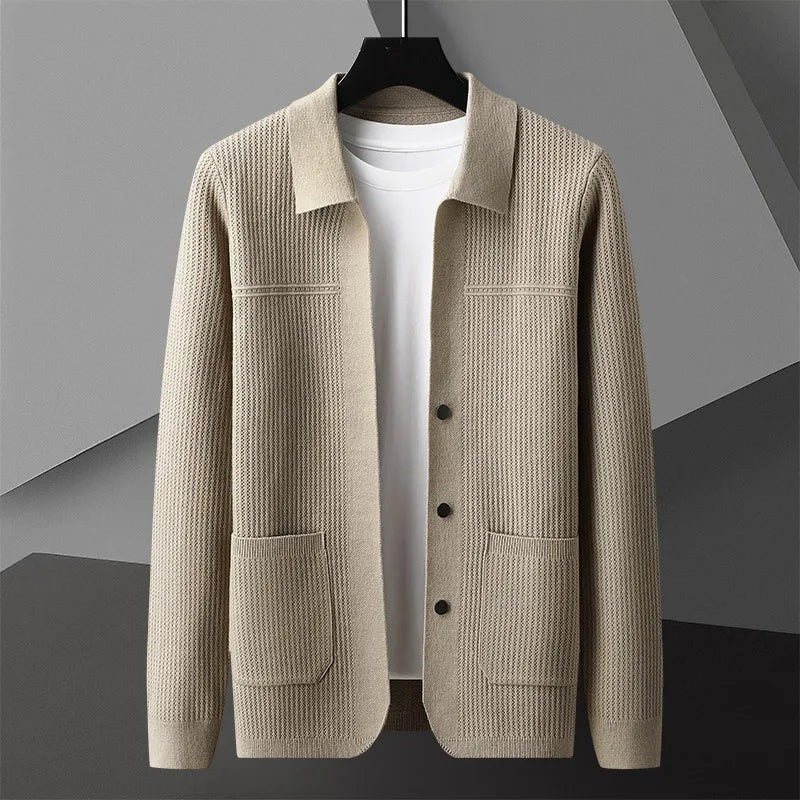 khaki-cardigan