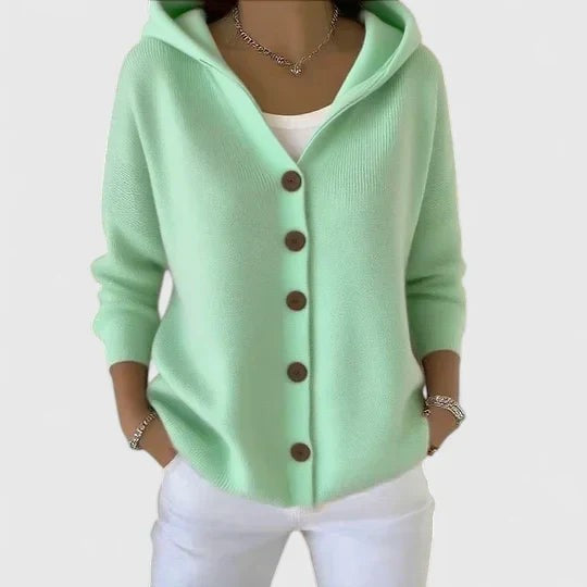 green-cardigan
