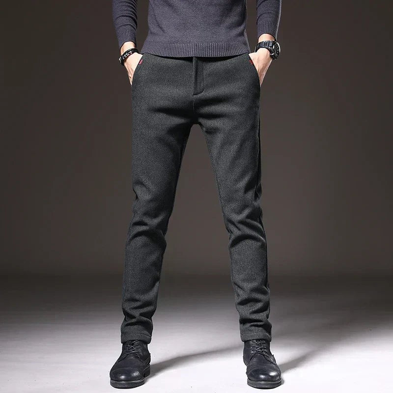 dark gray-dress pants