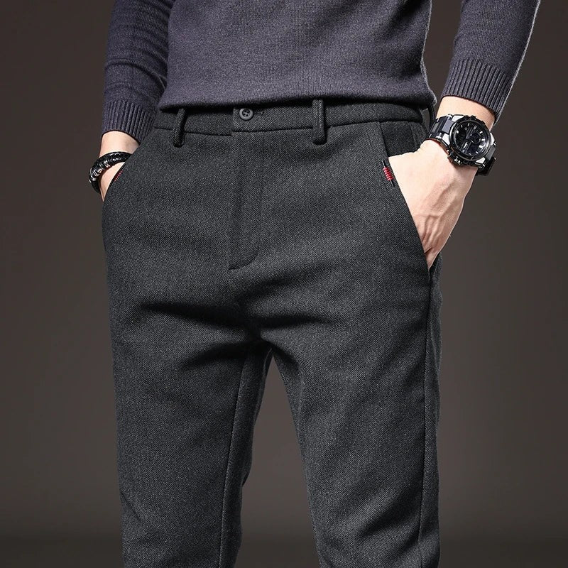 dark gray-dress pants