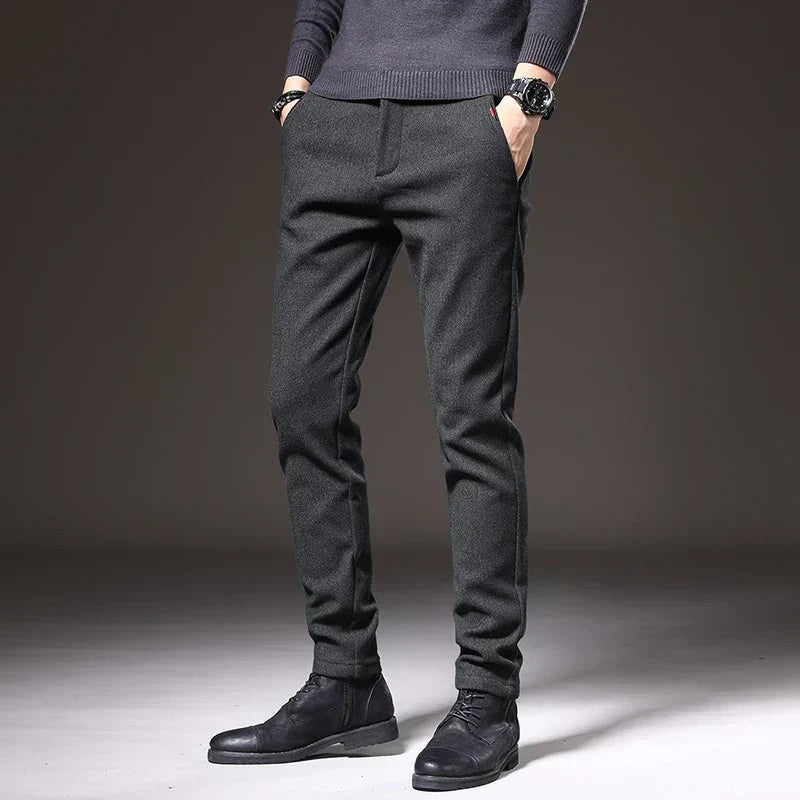 dark gray-dress pants