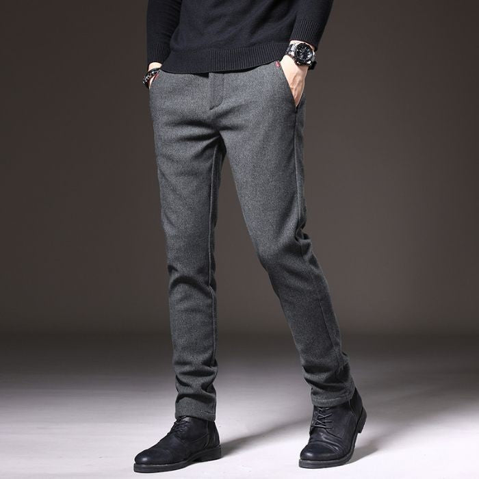 dark gray-dress pants