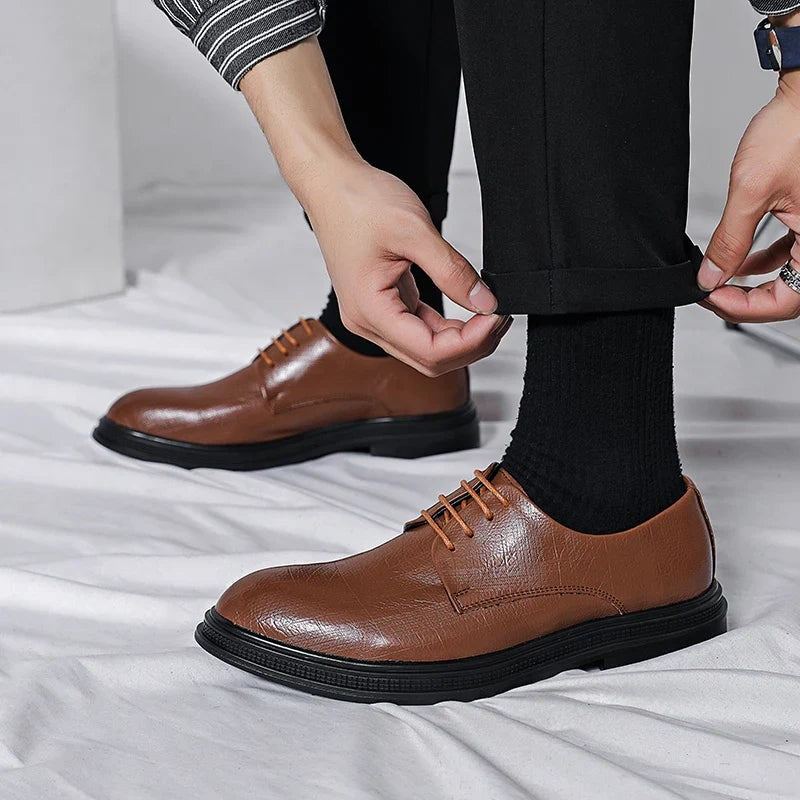 brown-dress shoes