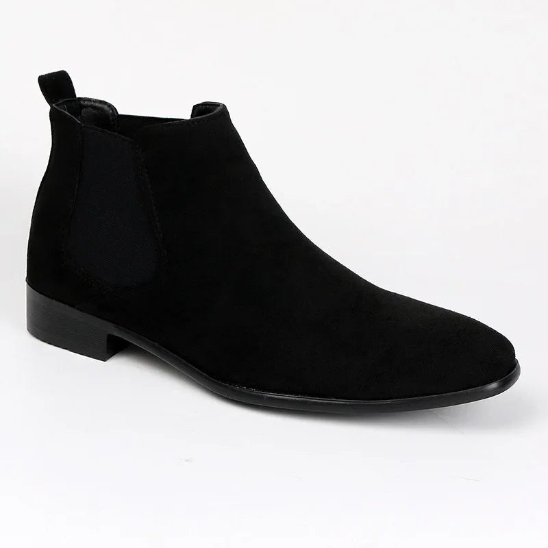 black-chelsea boots