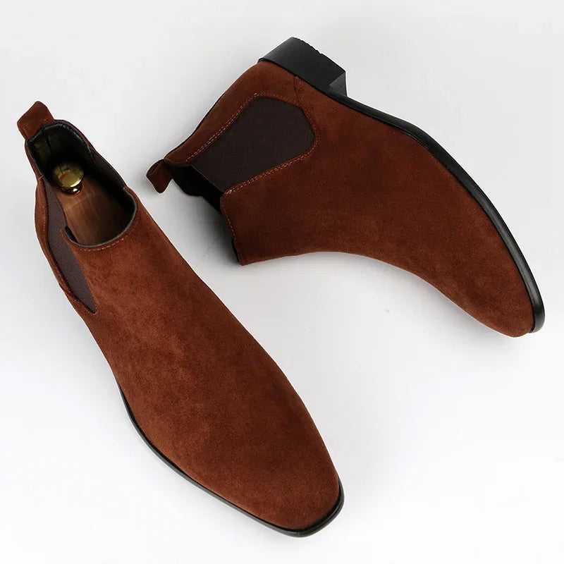 brown-chelsea boots