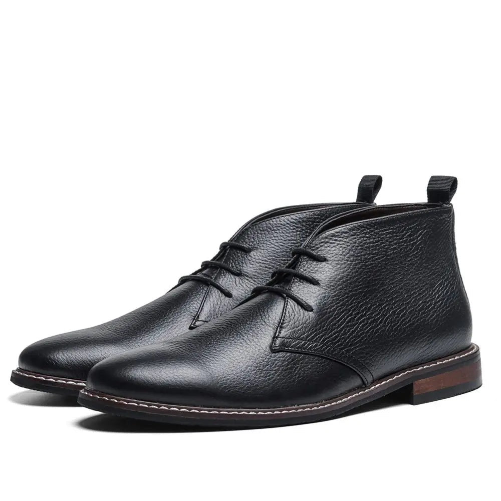 black-chukka boots