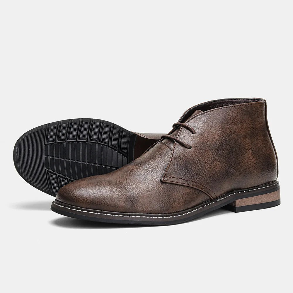 brown-chukka boots