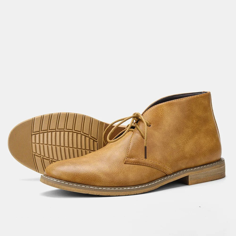 light brown-chukka boots
