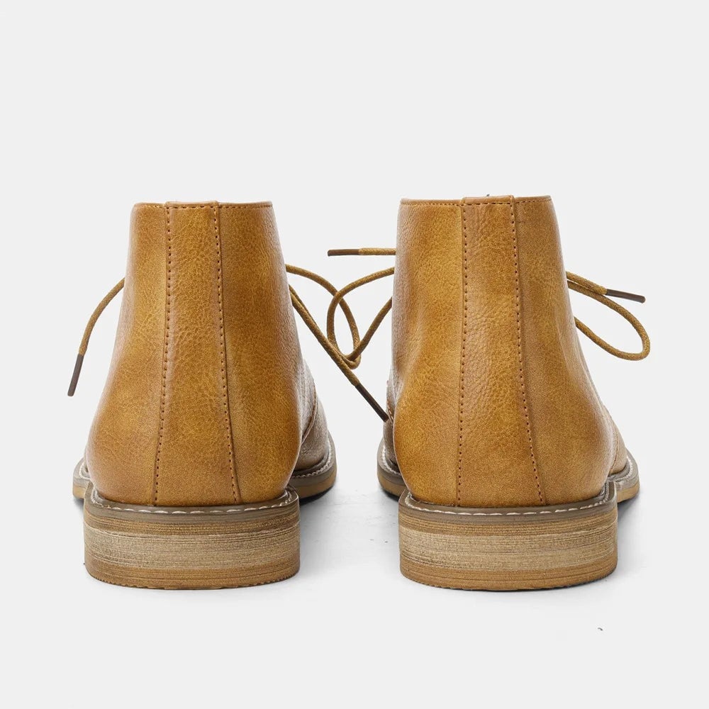 light brown-chukka boots