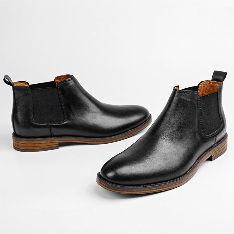 black-chelsea boots