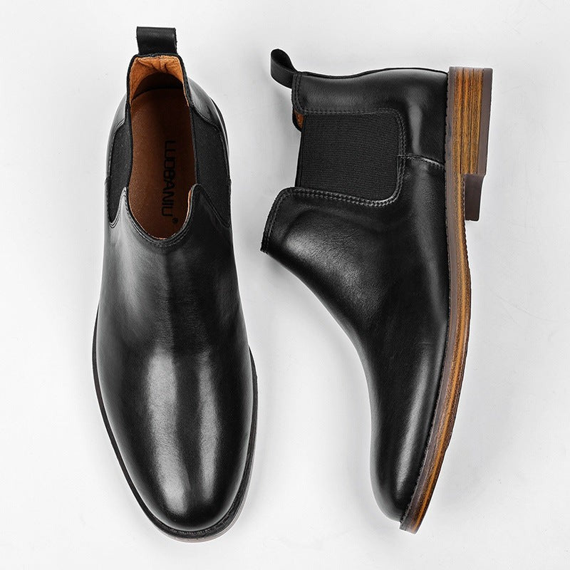 black-chelsea boots