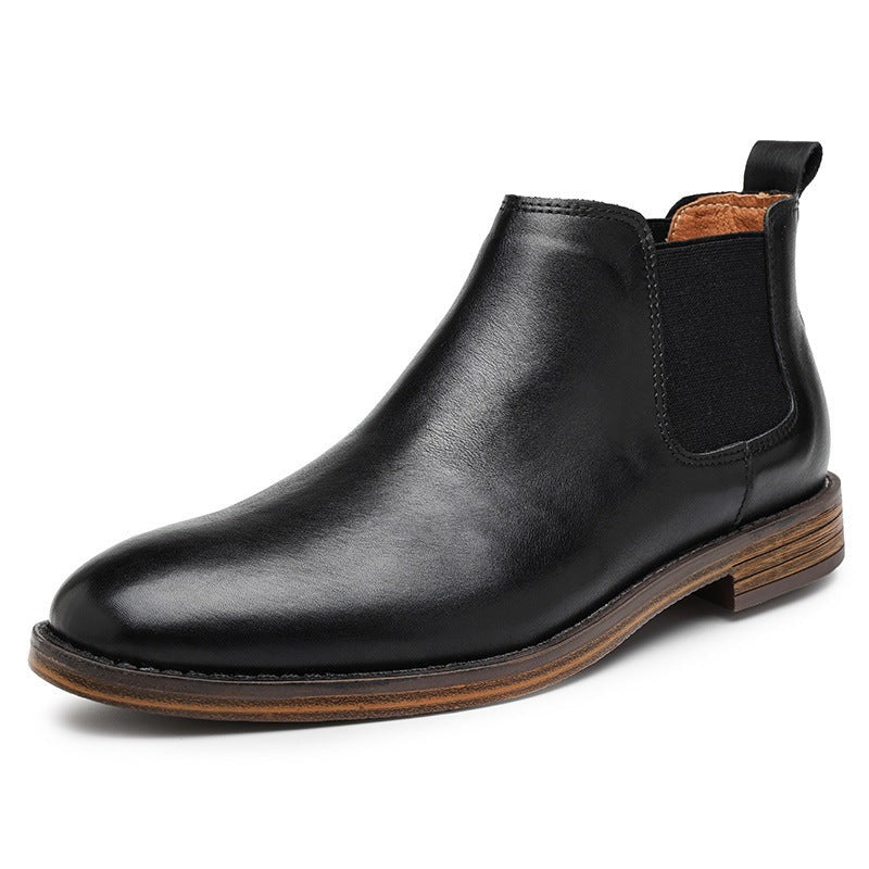 black-chelsea boots