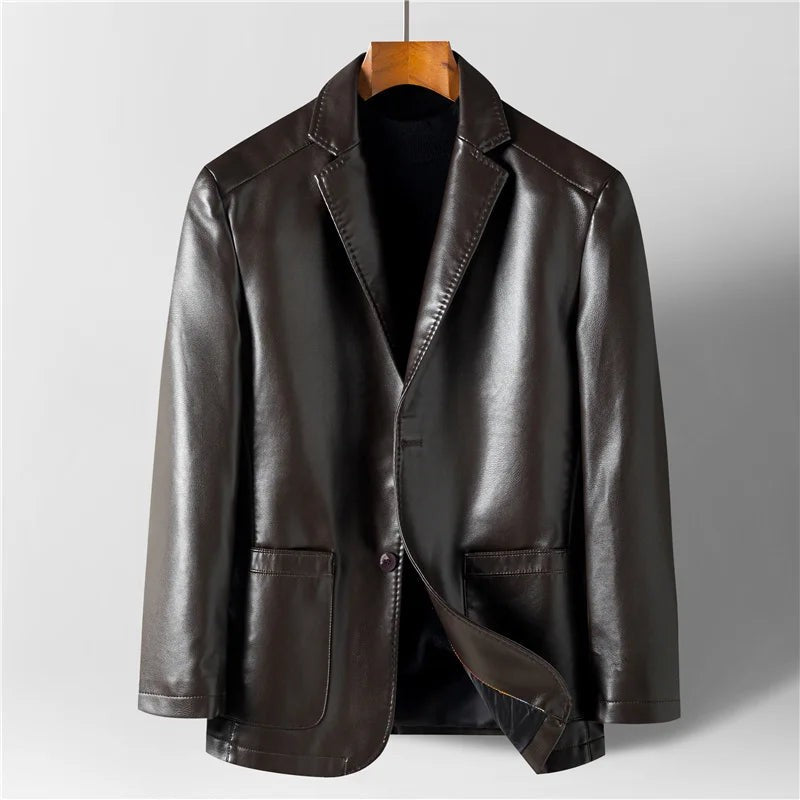 brown-leather jacket