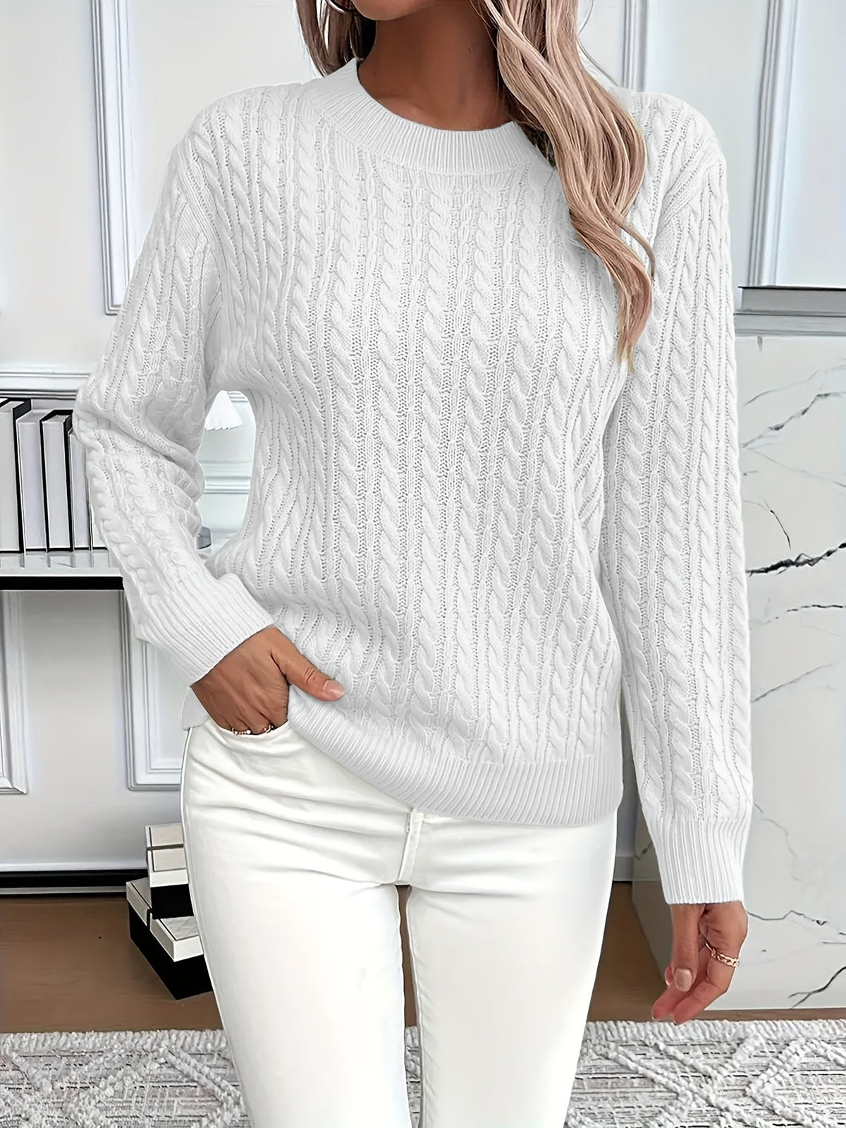 white-sweater