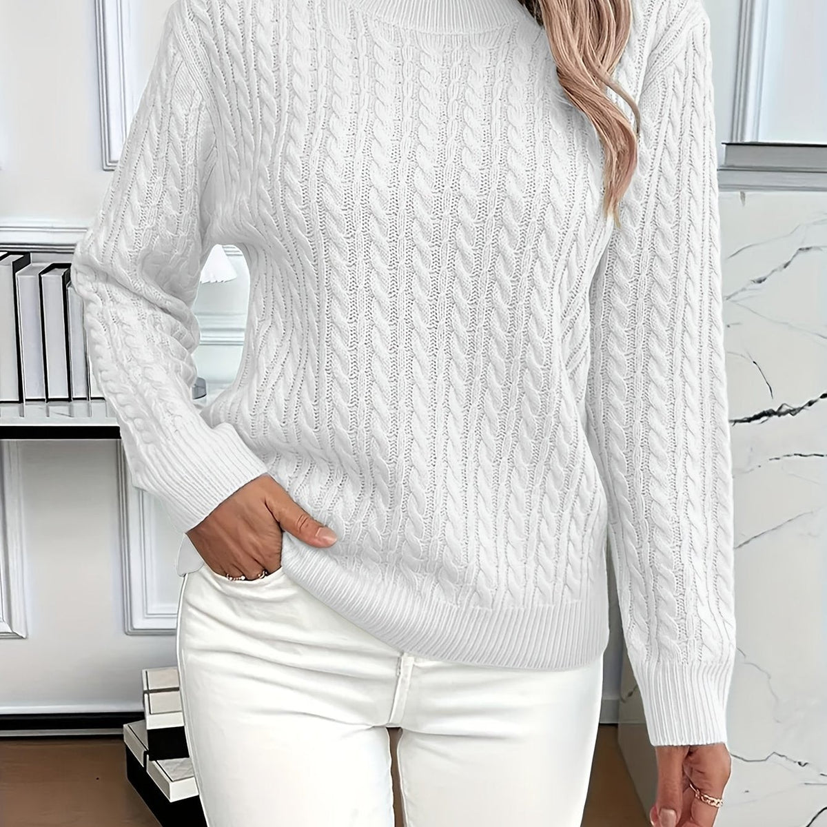white-sweater