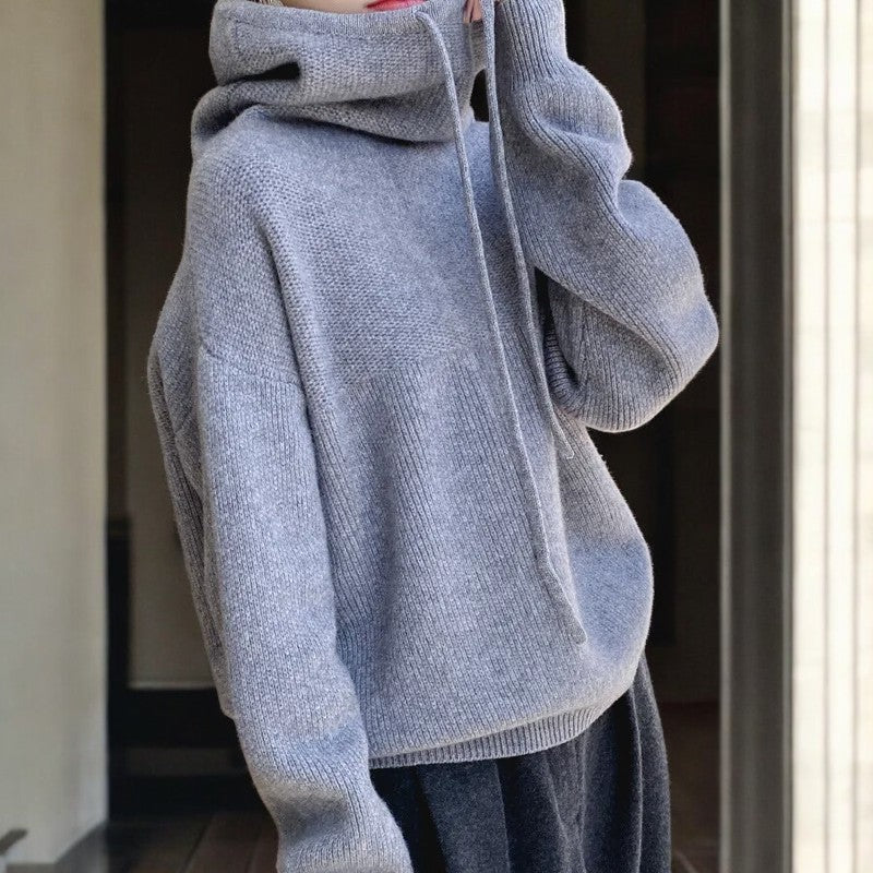 light blue-cowl neck sweater